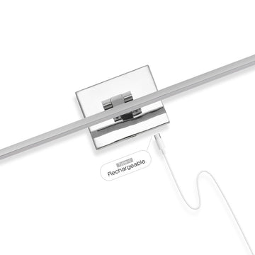 Santino 28" Modern Minimalist Swivel Integrated Dimmable LED Rechargeable Picture Light with Touch Sensor